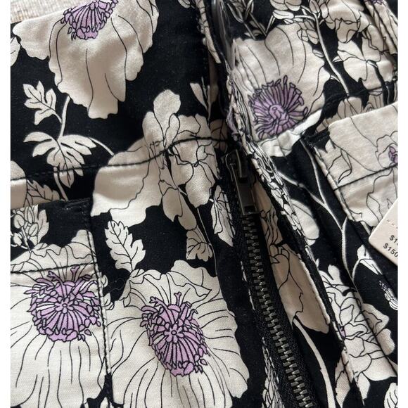 Maeve Anthropologie The Colette Cropped Wide-Leg Printed Pants Size 23 Tall - Picture 5 of 9